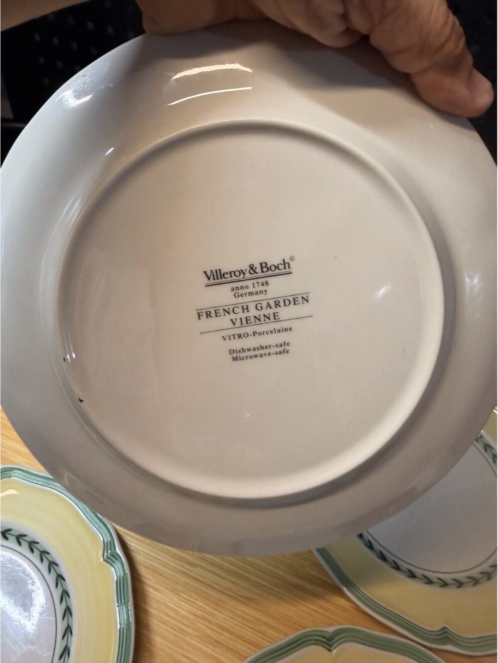 Set of 6 Villeroy & Boch French Garden VIENNE Salad Plates 8 1/8" Summer Table - Picture 4 of 7